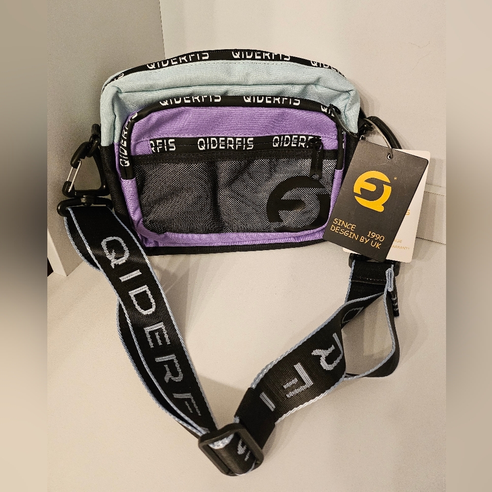 NWT QIDERFIS three-color multi-functional crossbody bag